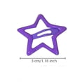 thumbnail image 2 of Pinzas para el cabello con estrella morada Y2K Star Snap Pasadores para el cabello 10PCS Pinzas para el cabello con estrella de metal Lindos accesorios para el cabello Y2K para mujeres y niñas Estrel, 2 of 5