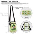 thumbnail image 6 of HELLHERO Lightweight Crossbody Bags Polyester, Vintage Adjustable Crossbody Bag, Elephant Clover Pattern, 6 of 7