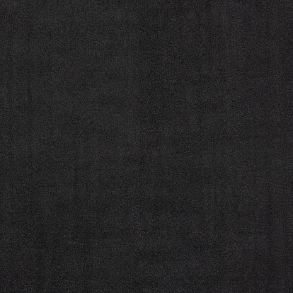 7' X 7' Black Square Non Skid Indoor Outdoor Area Rug - 6' x 7'
