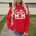 thumbnail image 3 of Senior Mom Sweatshirts for Women Class Of 2026 Long Sleeve Crewneck Graphic Sweatshirt Pullover Tops, 3 of 4