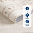 thumbnail image 6 of Garvee 2'x6' Modern Bordered Runner Rug Geometric Carpet, Washable Non Slip Rug for Hallway Bedroom Home Decor, Beige, 6 of 9