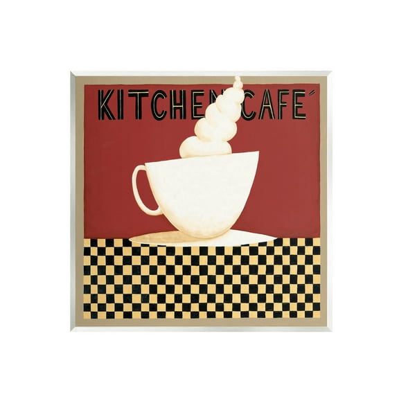 Stupell Industries Kitchen Cafe Vintage Patterned Graphic Art Unframed Art Print Wall Art, Design by Dan DiPaolo