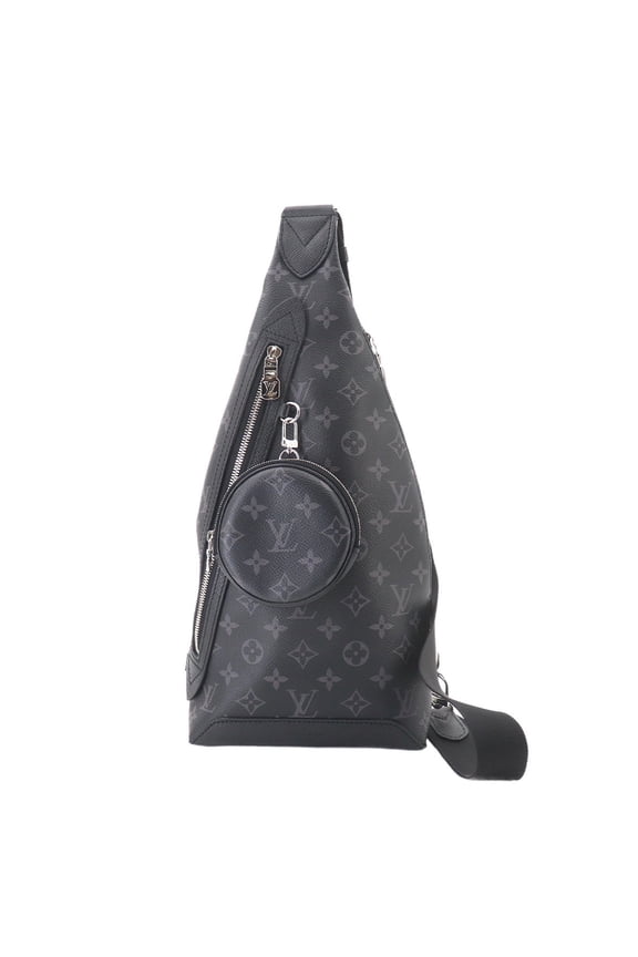Pre-Owned Louis Vuitton Taigarama Duo Sling Bag Body Handbag Noir M30936 RFID