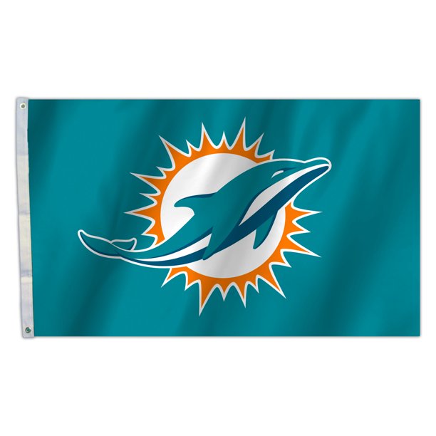 MIAMI DOLPHINS Logo 3X5 Flag - Walmart.com - Walmart.com