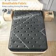 thumbnail image 5 of Extra Firm King Mattress, 14 Inch King Size Mattress, Hybrid Mattress in a Box with Foam Encased Edge Line, Firm Edge Support, Cooling Sleep & Pressure Relief, with Motion Isolation, 5 of 7