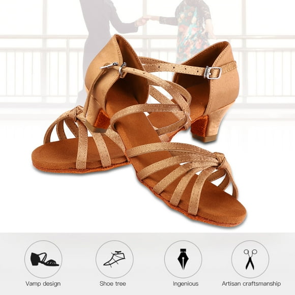 Elegant Heel, Classical Children Dance Shoes, with Breathable Linings, Very Comfortable to Wear, Dressing and Matching Become Easier with It for Various