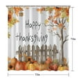 thumbnail image 5 of Shower Curtain for Bathroom Fall Pumpkin Happy Thaknsgiving Bathroom Curtain Waterproof Funny Bathroom Curtains Hooks Included,72x72Inch, 5 of 5