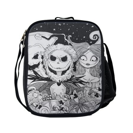 

Jack Skellington Insulated Take Out Lunch Box Bag Tote For Men Women