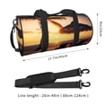 thumbnail image 2 of Easygdp Hawaiian Sunset Beach Bolsa de Viaje, Bolsa de Mano, Bolsa de Gimnasio, Bolsa de Equipaje para Viaje, 2 of 6