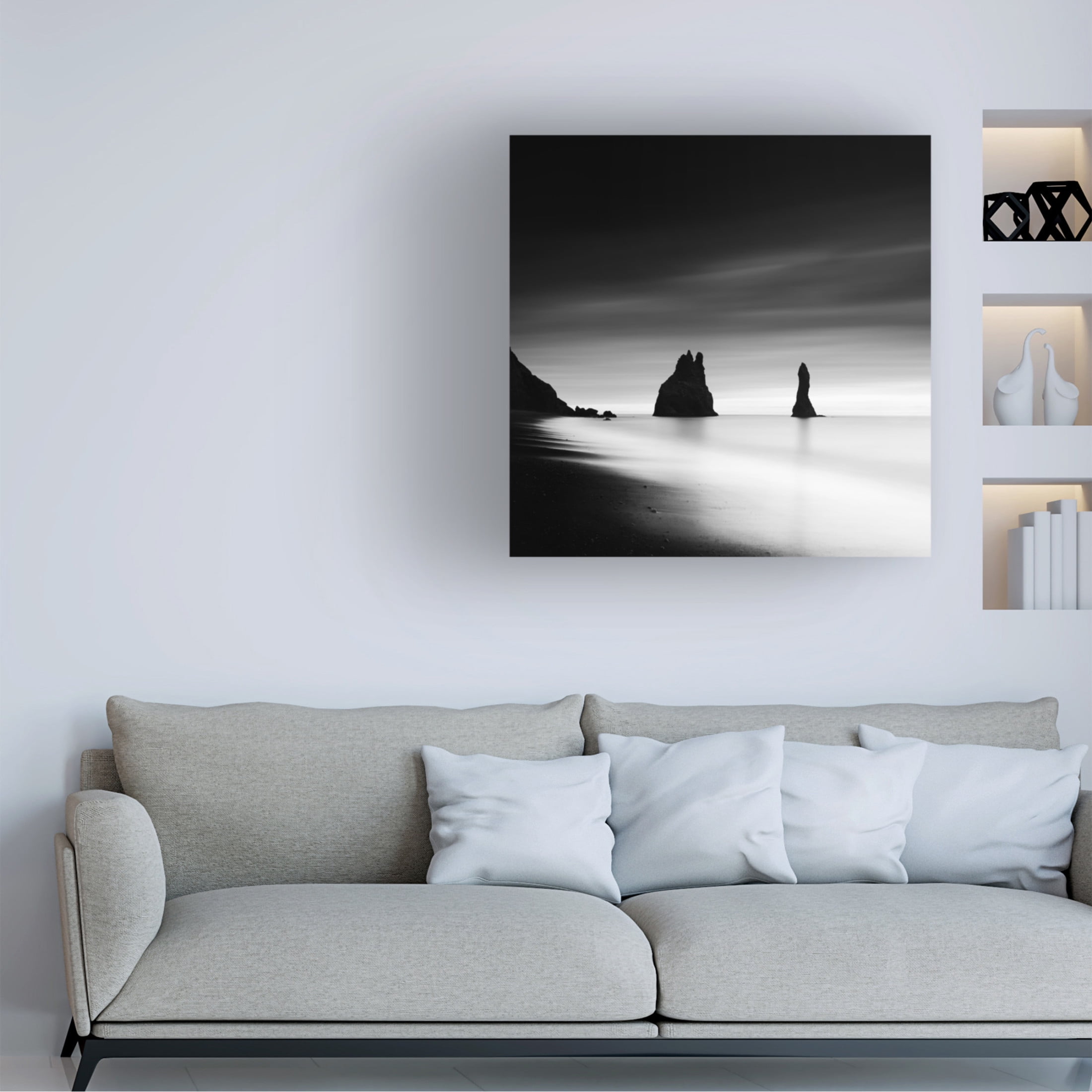 Canvas Wall Art - George Digalakis 'Earth Of Legents And Tales' Wall Art for Living Room, Bedroom, or Office Décor by Trademark Fine Art - 24 x 24 Inches
