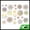 Rainbow Gold Tone, variant on Unique Bargains Snowflake Window Decal for Windows and Home Geometric Multicolor