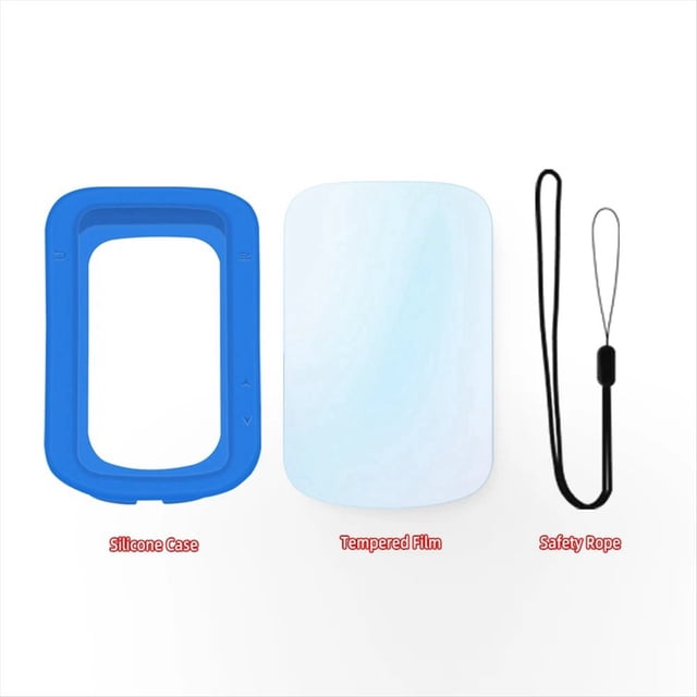 Protectora de Silicona para Bicicleta BSC200 BSC300, Protectora para Ordenador de Bicicleta GPS con PelíCula de Pantalla