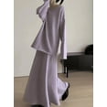 thumbnail image 2 of Ensemble Robe Tricotée pour Femmes Chandail Longue Robe Deux Pièces Ensemble Mode Élégant Vêtements Paresseux pour Femmes, 2 of 11