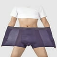 thumbnail image 2 of Men Underwear Plus Size Loose Modal Seamless Underpants Middle Waist Solid Color Breathable Underwear, 2 of 9