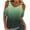 Green, variant on Oalirro 2024 Fashion Green Blouses for Women Summer Clearance Under 5 Cold Shoulder Short Sleeve V-Neck Shirt Birthday Top