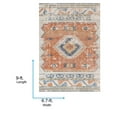 thumbnail image 6 of Livabliss Outdoor Rugs, 7x9 Huntington Beach Global Rust Area Rug for Patio, Porch, Deck, Backyard, Waterproof Indoor Outdoor Carpet (6'7" x 9'), 6 of 8