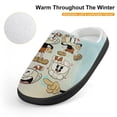 thumbnail image 4 of Cuphead Characters Kid's Cotton Slippers Winter Warm Soft Plush Slippers with Rubber Sole Non-Slip Indoor Outdoor Slip on Shoes Fluffy House Slippers For Boys Girls Teen, 4 of 8