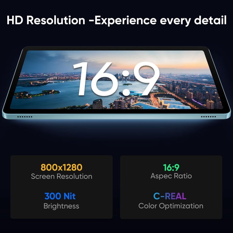 Android 15 Tablet, 11 inch 12GB RAM + 128GB ROM 1TB Expand, Octa
