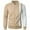 Khaki, variant on WREESH Men's Lightweight Windproof Track Jacket - Full Zip Up Sweatshirt with Color Block Design, Breathable Polyester for Fall Running/Training