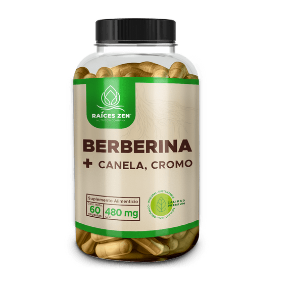 Berberina+ Canela Cromo Raíces Zen 60 Cápsulas