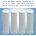 thumbnail image 3 of CFS Whole House Water Filter, 5 Micron Carbon Filter For Cleaner Water at Home (4), 3 of 6