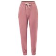 thumbnail image 1 of A2Y Women's Soft Fleece Drawstring Elastic Waist Stretch Pockets Joggers Sweatpants Light Rose M, 1 of 3