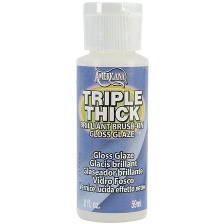 Cone 6 Glazes - Triple Thick Brilliant Brush-On Gloss Glaze 2oz-