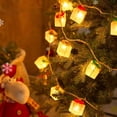 thumbnail image 4 of Christmas Gift Box String Lights Battery Operated LED Lights for Holiday Party Home Decor Indoor Outdoor Fairy Lights 10 Lights Constant Glow, 4 of 7