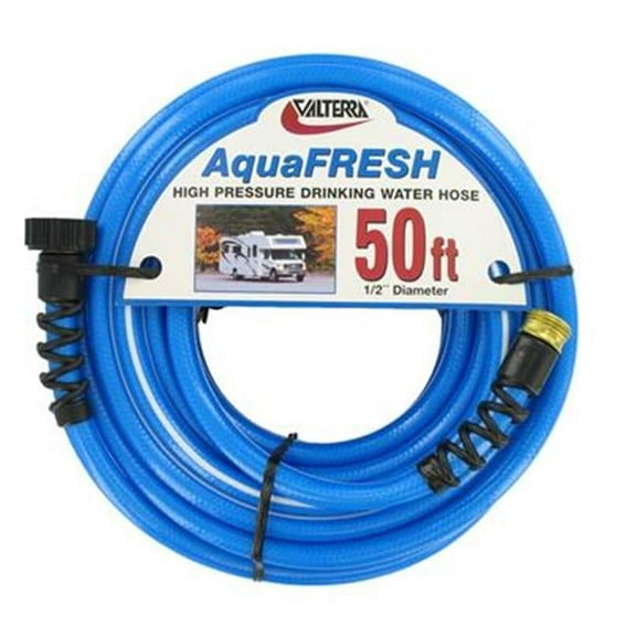 VALTERRA LLC W018600 Fresh Water Hose, Blue, 0.5 In. X 50 Ft.