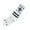 White, variant on Kids Striped Socks, Mid-Calf Athletic Crew Socks with Number 8 Print,One Size