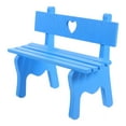 thumbnail image 1 of 1 Pce Banc de Parc Miniature Mobilier Chaise de Parc Jardin Village Banc de Patio Pièces de Mini Maison, 1 of 8