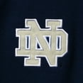 thumbnail image 4 of Men's Colosseum Navy Notre Dame Fighting Irish Tortugas Logo Quarter-Zip Jacket, 4 of 4