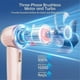 thumbnail image 2 of Portable Handheld Fan, Speed(1-100) Adjustable Turbo Mini Fan, Rechargeable Portable Fan with Digital Display,B, 2 of 5