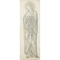 thumbnail image 3 of Sir Edward Coley Burne-Jones 9x18 Black Modern Framed Museum Art Print Titled - St Mary the Virgin, 3 of 5