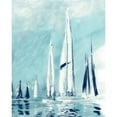 thumbnail image 3 of Meneely, Dan 20x24 Black Modern Framed Museum Art Print Titled - Tall Fantasy Sails, 3 of 5