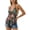Green, variant on TEAJOPSUU Womens Halter Tops Spicy Sleeveless Deep V Neck Cami Tank Tops Tie Front Split Hem Flowy Printed Summer Casual Blouse for Beach Vacation Everyday Green