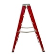 thumbnail image 4 of Escalera Tijera Doble Fibra De Vidrio 5 Peldaños REFORZADA Roja, 4 of 5