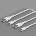 thumbnail image 3 of Belkin BoostCharge USB-C to USB-A Cable 1m (2 Pack) White, 3 of 6