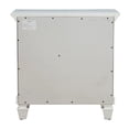 thumbnail image 5 of Home Square 3 Drawer Wood Nightstand Set in White (Set of 2), 5 of 8