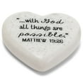 thumbnail image 3 of Heart Stone, Matthew 19:26, 3 of 3
