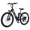 Step-thru Black, variant on Narrak 26" Electric Bike for Adults, 750W Motor, 48V Built-in Battery Adult Electric Bicycles, Full Suspension Electric Mountain Bike, Step-Over/Thru E Bike,7 Speed