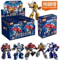 thumbnail image 1 of Transformer Shockwave Building Blocks Optimus Prime Bumblebee Action Figure Transforming toys Robot Model Kids Gift, 1 of 5
