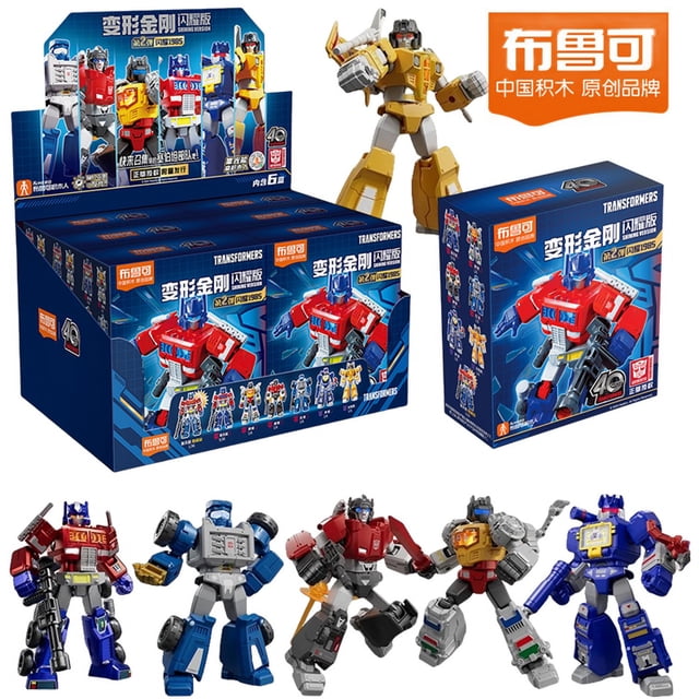 Transformer Shockwave Building Blocks Optimus Prime Bumblebee Action Figure Transforming toys Robot Model Kids Gift