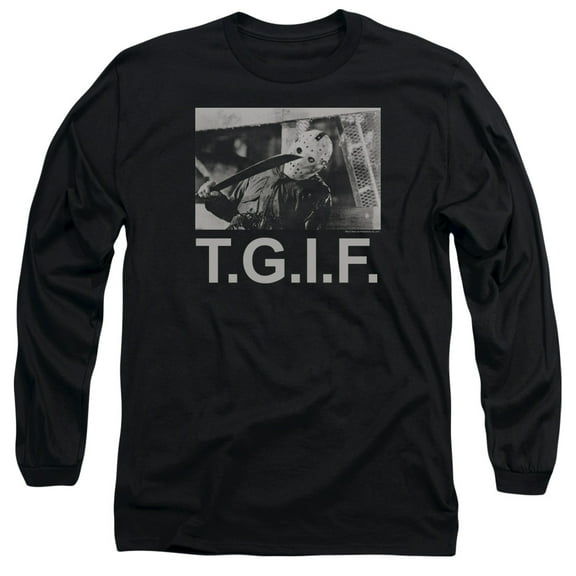 Friday The 13Th - Tgif - Long Sleeve Shirt - Large