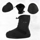 thumbnail image 3 of Unique Bargains 1 par Unisex Impermeable Reutilizable Lluvia Cubrezapatos Botines altos Botas antideslizantes Negro Talla M, 3 of 7