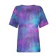 thumbnail image 5 of Tops Cortos para Mujeres, Cuello Redondo Manga Corta Camiseta Casual Hecha de Cómodo Estante de Imitación para Todo el Uso Diario de la Temporada, Camisetas Casuales para Mujeres, 5 of 5
