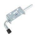 thumbnail image 4 of 2pcs Silver Tone 126mm Car Trailer Galvanized Spring Loaded Latch Lock Pin Barrel Bolt with Grip, 4 of 6