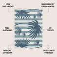 thumbnail image 3 of JONATHAN Y TUSCAN SUN 8 x 10 Area Rug, Veronica Beach Stripe and Palm Leaf - Navy/Cream, TSN402B-8, 3 of 7