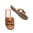thumbnail image 6 of DREAM PAIRS Women’s Slide Sandals – Knotted Bow H Band Flat Slip-On Summer Slides, 6 of 6