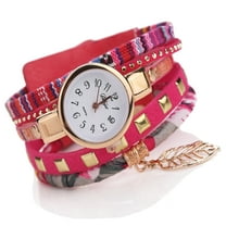 Teen Charm Fabric Bracelet Watch with Gift Box